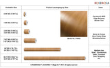 ROSEROSA Peel and Stick Faux Natural Wood Contactpaper Self-Adhesive Wallpaper Door Wrap Countertop Moulding Trim PG697