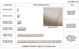 ROSEROSA Peel and Stick Natural Faux Wood Contactpaper Self-Adhesive Wallpaper Door Wrap Countertop Moulding Trim PG706