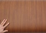 ROSEROSA Peel and Stick Natural Faux Wood Contactpaper Self-Adhesive Wallpaper Door Wrap Countertop Moulding Trim PG718