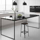 ROSEROSA Peel and Stick Glossy Faux Marble Contact Paper Self-Adhesive Wallpaper Door Wrap Counter Top Border Mirror Molding Trim PGS4010