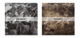 ROSEROSA Peel and Stick PVC Marble Self-adhesive Wallpaper Covering Counter Top Emperador PGS4010