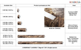 ROSEROSA Peel and Stick Faux Glossy Marble Contact Paper Self-Adhesive Wallpaper Door Wrap Countertop Moulding Trim PGS4020