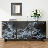 ROSEROSA Peel and Stick PVC Marble Self-adhesive Wallpaper Covering Counter Top Napoleon Marble PGS410