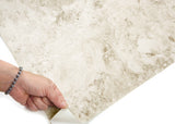 ROSEROSA Peel and Stick Matt Faux Marble Contact Paper Self-Adhesive Wallpaper Door Wrap Countertop Moulding Trim PMS4138