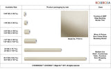 ROSEROSA Peel and Stick Solid Faux Concrete Contactpaper Self-Adhesive Wallpaper Door Wrap Countertop Moulding Trim PTG112