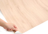 ROSEROSA Peel and Stick Premium Faux Wood Contact Paper Self-Adhesive Wallpaper Door Wrap Countertop Moulding Trim PW116