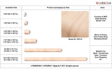 ROSEROSA Peel and Stick Premium Faux Wood Contact Paper Self-Adhesive Wallpaper Door Wrap Countertop Moulding Trim PW116