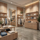 ROSEROSA Peel and Stick Premium Faux Wood Architectural Film Self-adhesive Wallpaper Door Wrap Counter Top Border Mirror Molding Trim PW117