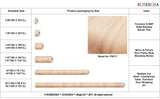 ROSEROSA Peel and Stick Premium Faux Wood Contact Paper Self-Adhesive Wallpaper Door Wrap Countertop Moulding Trim PW117