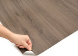 ROSEROSA Peel and Stick PVC Wood Self-Adhesive Wallpaper Covering Counter Luxury Wood PW118