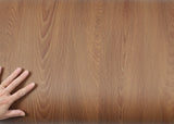 ROSEROSA Peel and Stick Premium Faux Wood Contact Paper Self-Adhesive Wallpaper Door Wrap Countertop Moulding Trim PW123