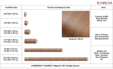 ROSEROSA Peel and Stick Premium Faux Wood Contact Paper Self-Adhesive Wallpaper Door Wrap Countertop Moulding Trim PW123