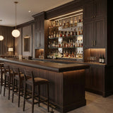 ROSEROSA Peel and Stick Premium Faux Wood Architectural Film Self-adhesive Wallpaper Door Wrap Counter Top Border Mirror Molding Trim PW126