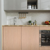 ROSEROSA Peel and Stick Premium Faux Wood Self-Adhesive Wallpaper Door Wrap Countertop Moulding Trim PW131