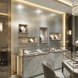 ROSEROSA Peel and Stick Brushed Faux Metal Architectural Film Self-Adhesive Wallpaper Door Wrap Counter Top Border Mirror Molding Trim RM15