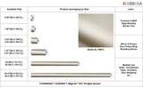 ROSEROSA Peel and Stick Brushed Faux Metal Contact Paper Self-Adhesive Wallpaper Door Wrap Countertop Moulding Trim RM16