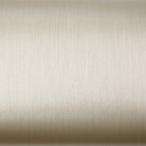 ROSEROSA Peel and Stick Brushed Faux Metal Contact Paper Self-Adhesive Wallpaper Door Wrap Countertop Moulding Trim RM16