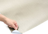 ROSEROSA Peel and Stick Brushed Faux Metal Contact Paper Self-Adhesive Wallpaper Door Wrap Countertop Moulding Trim RM17