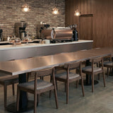 ROSEROSA Peel and Stick Brushed Faux Metal Architectural Film Self-adhesive Wallpaper Door Wrap Counter Top Border Mirror Molding Trim RM19