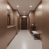 ROSEROSA Peel and Stick Brushed Faux Metal Architectural Film Self-adhesive Wallpaper Door Wrap Counter Top Border Mirror Molding Trim RM19