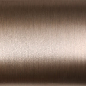 ROSEROSA Peel and Stick Brushed Faux Metal Contact Paper Self-Adhesive Wallpaper Door Wrap Countertop Moulding Trim RM19