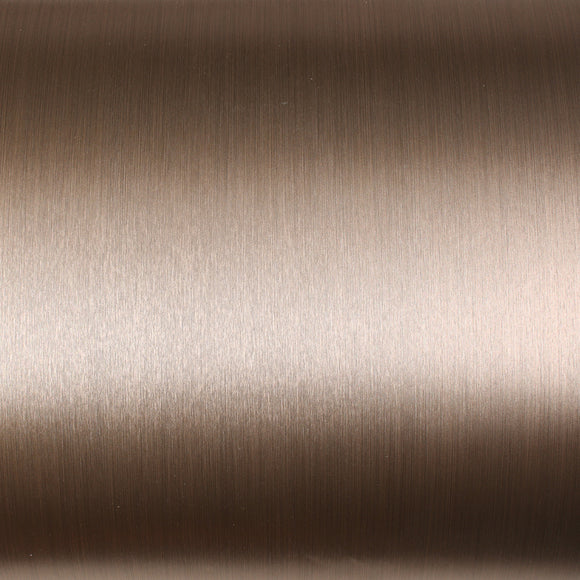 ROSEROSA Peel and Stick Brushed Faux Metal Contact Paper Self-Adhesive Wallpaper Door Wrap Countertop Moulding Trim RM19