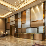 ROSEROSA Peel and Stick Brushed Faux Metal Architectural Film Self-adhesive Wallpaper Door Wrap Counter Top Border Mirror Molding Trim RM20