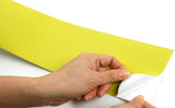 ROSEROSA Peel and Stick Yellow Green Instant Border Sticker Self-Adhesive Wallpaper - SG46B