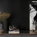 ROSEROSA Peel and Stick Faux Leather Contact Paper Self-Adhesive Wallpaper Door Wrap Countertop Moulding Trim SG4819-2