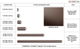 ROSEROSA Peel and Stick Matt Solid Contact Paper Self-Adhesive Wallpaper Door Wrap Countertop Moulding Trim SL539