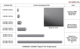 ROSEROSA Peel and Stick Matt Solid Contact Paper Self-Adhesive Wallpaper Door Wrap Countertop Moulding Trim SL551
