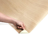 ROSEROSA Peel and Stick Special Faux Wood Contact Paper Self-Adhesive Wallpaper Door Wrap Countertop Moulding Trim SPG508