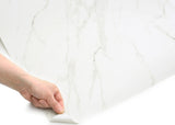 ROSEROSA Peel and Stick Matt Faux Marble Contact Paper Self-Adhesive Wallpaper Door Wrap Countertop Moulding Trim ST678
