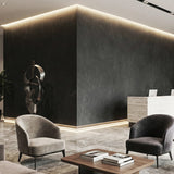 ROSEROSA Peel and Stick Matt Faux Stone Architectural Film Self-adhesive Wallpaper Door Wrap Counter Top Border Mirror Molding Trim ST687