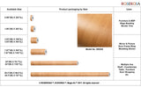 ROSEROSA Peel and Stick Premium Faux Wood Contact Paper Self-Adhesive Wallpaper Door Wrap Countertop Moulding Trim WD008