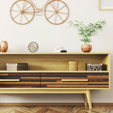 ROSEROSA Peel and Stick Premium Faux Wood Contact Paper Self-Adhesive Wallpaper Door Wrap Countertop Moulding Trim WD373