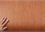 ROSEROSA Peel and Stick Premium Faux Wood Contactpaper Self-Adhesive Wallpaper Door Wrap Countertop Moulding Trim WD634