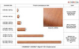 ROSEROSA Peel and Stick Premium Faux Wood Contactpaper Self-Adhesive Wallpaper Door Wrap Countertop Moulding Trim WD634