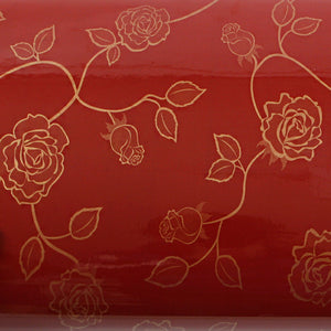 ROSEROSA Peel and Stick PVC Rose Vine Instant Self-adhesive Covering Countertop Backsplash PGS9157-2