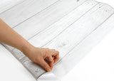 ROSEROSA Peel and Stick PVC Reclaimed Wood Self-adhesive Covering Countertop Backsplash Panel 22515