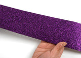 ROSEROSA Peel and Stick Glitter Sand Crafting Tape Instant Self-Adhesive Border Sticker - Violet