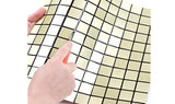 ROSEROSA Peel and Stick Metal Tile Backsplash for Kitchen, Wall Tiles Brushed Aluminum Surface : Pack of 5 (Metal-502)