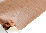 ROSEROSA Peel and Stick PVC Mahogany Instant Self-Adhesive Covering Countertop Backsplash PG4401-11