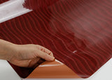 ROSEROSA Peel and Stick PVC High Glossy Wave Instant Self-Adhesive Covering Countertop Backsplash Wave PGS5128-15 : 1.96 Feet X 8.20 Feet