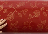 ROSEROSA Peel and Stick PVC Rose Vine Instant Self-adhesive Covering Countertop Backsplash PGS9157-2