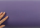 ROSEROSA Peel and Stick Faux Leather Pre-Pasted Polyurethane Leather Self-Adhesive Multipurpose Wall Paper (Buffalo Violet : 19.68 inch X 53.14 inch)