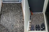 ROSEROSA Peel and Stick Engineered PVC Mable Tiles Durable Vinyl Flooring ECK-302