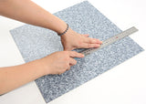 ROSEROSA Peel and Stick Engineered PVC Carpet Tiles Durable Vinyl Flooring ECK-102