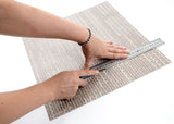 ROSEROSA Peel and Stick Engineered PVC Carpet Tiles Durable Vinyl Flooring ECK-103