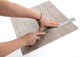 ROSEROSA Peel and Stick Engineered PVC Carpet Tiles Durable Vinyl Flooring ECK-104